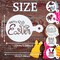 Easter Cookie Stencils, 36Pcs Reusable Eggs Bunny Cookie Coffee Stencils Templates Mold Tools for Cookies Baking Painting Dessert Coffee Decoration Easter Party Supplies